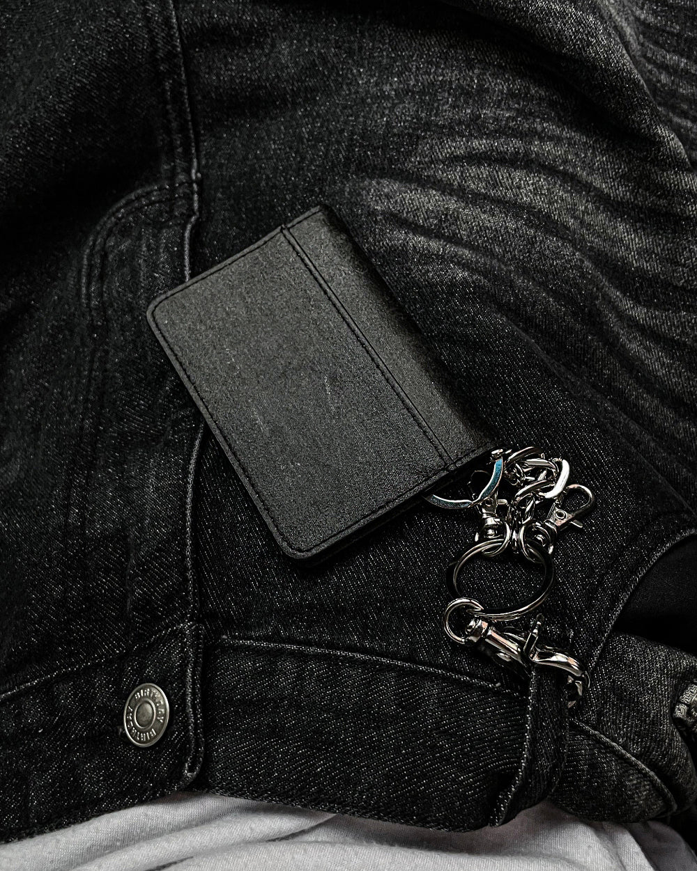 Vintage Wallet Keyring