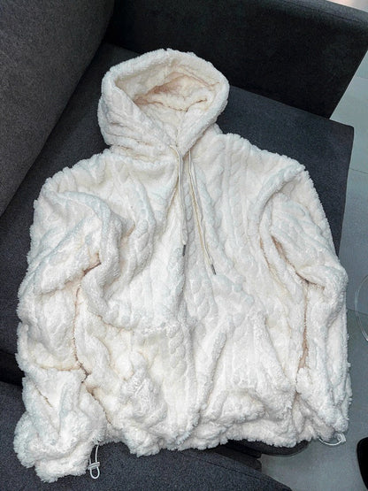 New Cable Wool Hood