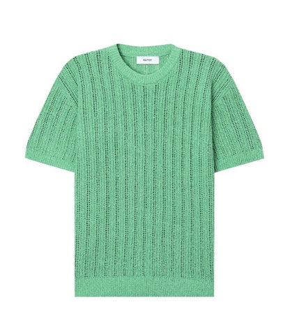 Fascale Buccle Scarlet Round Knitwear
