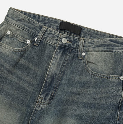 New Jeans Wide Cargo Pocket Denim Pants