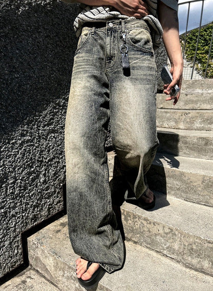 Emerald Tin Denim Pants