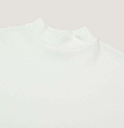 Muscle Fit Half High Neck Short Sleeve T-shirt