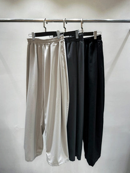 wide balloon set - up pants