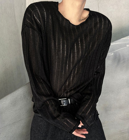Acubi Summer Sleeve Ribbed Knit