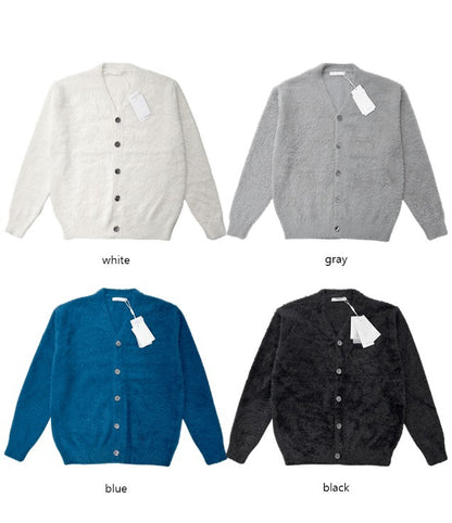 Museum Angora Semi-Over Cardigan
