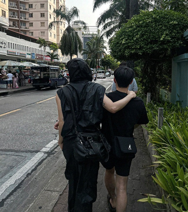 multi pocket vintage cross bag