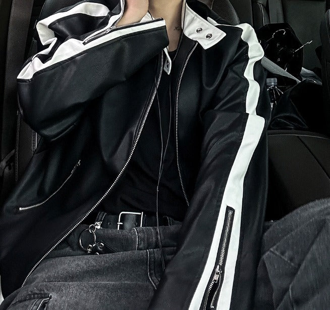 Way Leather Biker Jacket