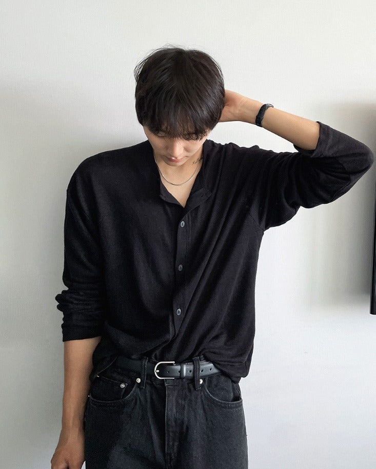 Acid Linen Cardigan