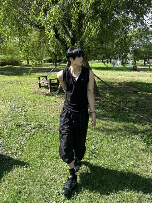 urban henly-neck sleeveless shirt