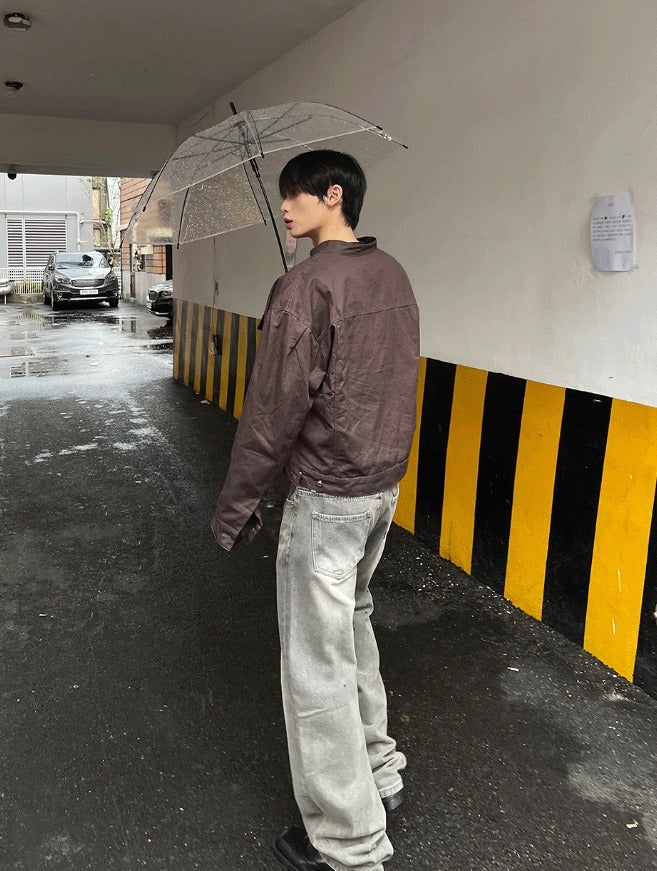 Pocket China Crop Jacket