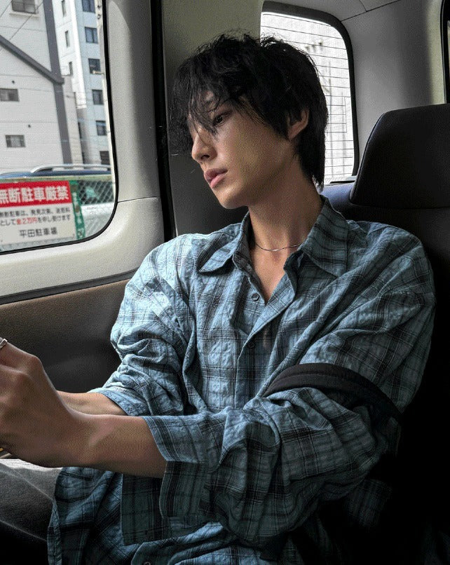 Aron Linkle checkered shirt