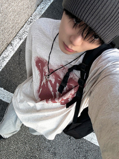Loose-Fit Sweatshirt Tee