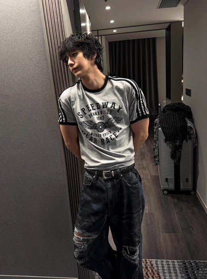 Summer Distressed Denim Pants