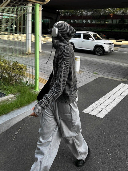 Cargo Pocket Wide Sweat Pants