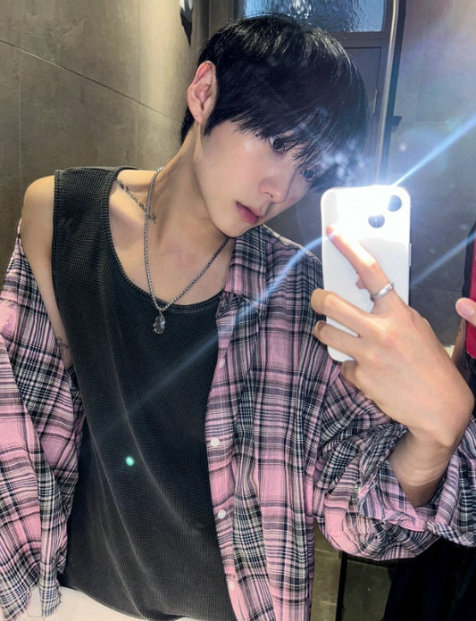 summer check board cutting shirts