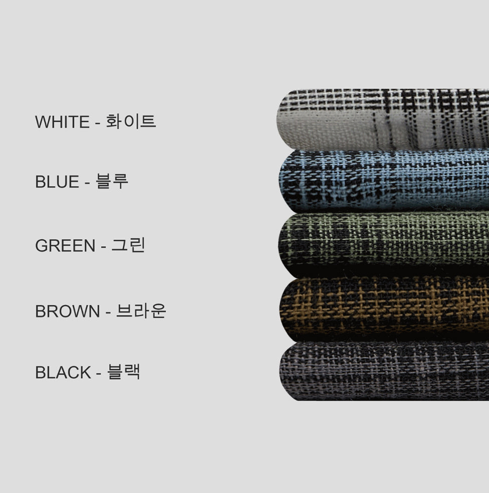 Parun Check Linen Short Sleeve Shirt
