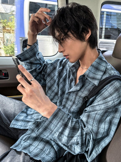 Aron Linkle checkered shirt