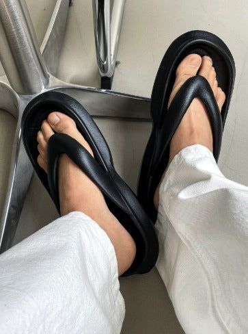 2.5cm Waterproof Height-Boosting Flip-Flops