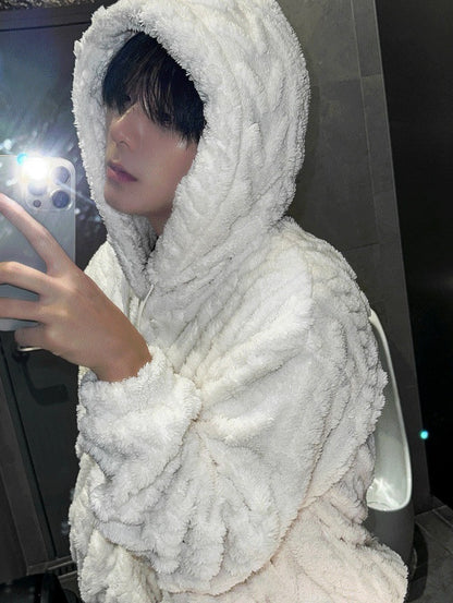 New Cable Wool Hood