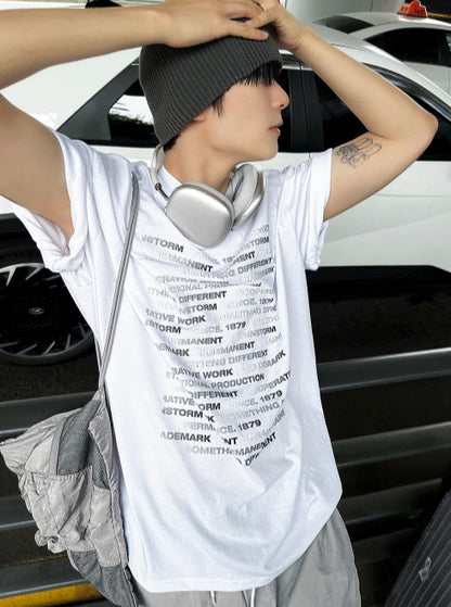 Silver Cord List Short Sleeve Tee