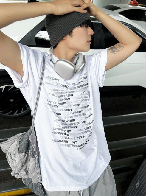 Silver Cord List Short Sleeve Tee
