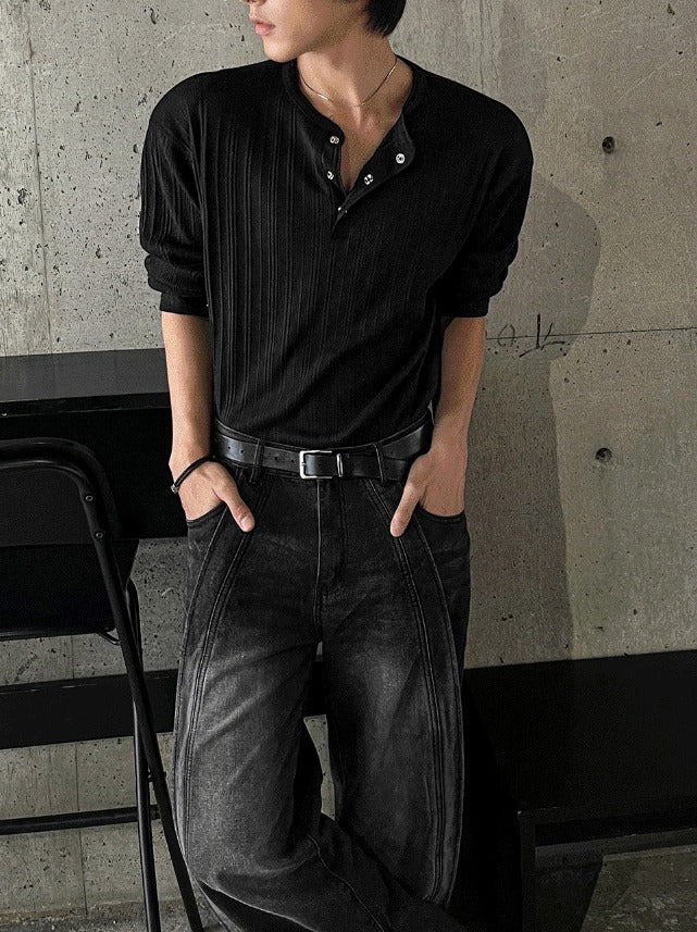 Fabien  corduroy henly-neck