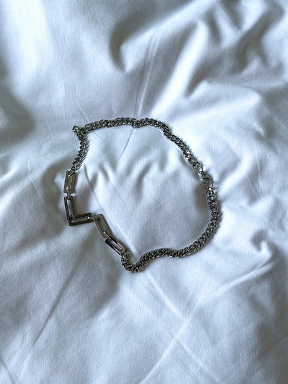 Square surgical neckclace