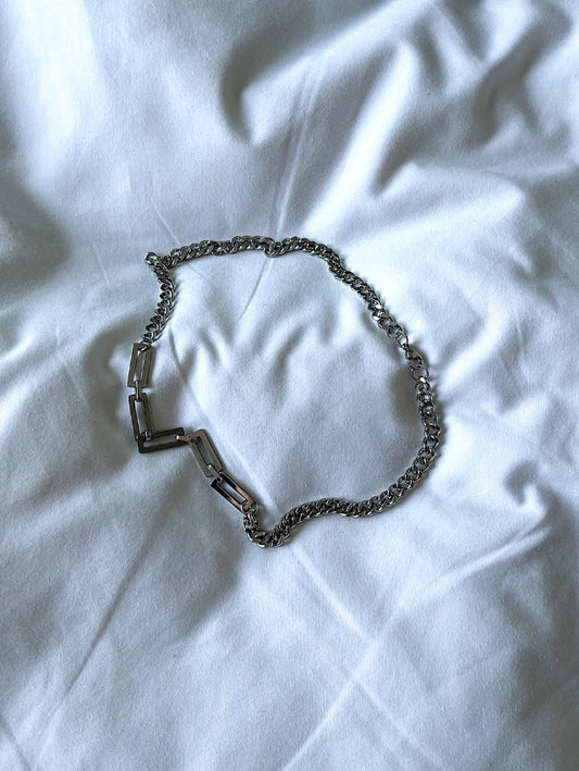 Square surgical neckclace