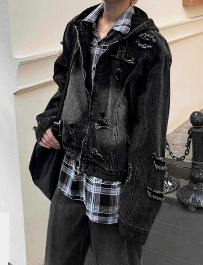 Cray Denim Hooded Jacket