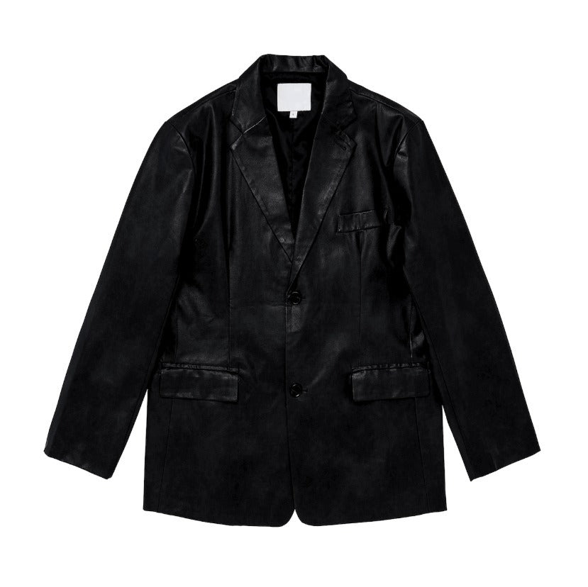 Low Classic Leather Blazer Jacket