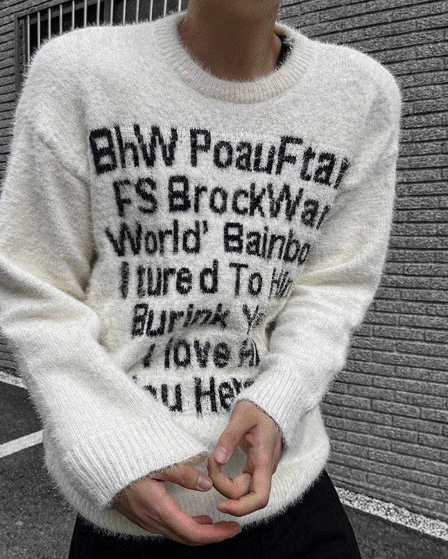 winter angora henry neck knitwear