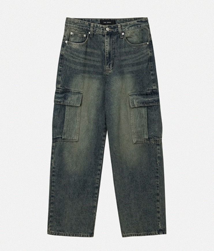 Plang Real Washing Cargo Denim