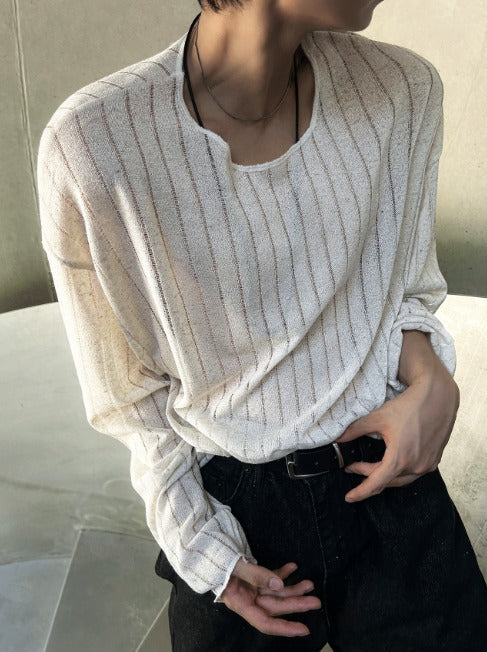 Acubi Summer Sleeve Ribbed Knit