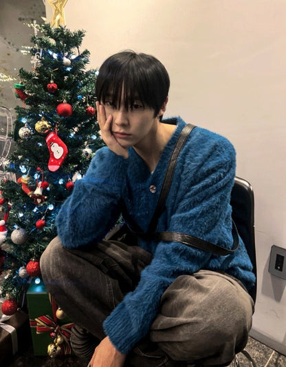 Museum Angora Semi-Over Cardigan