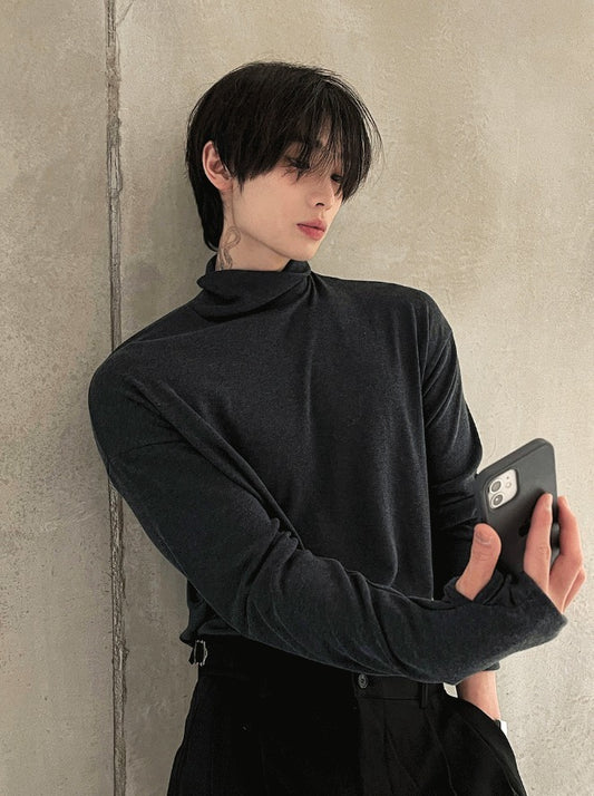 Wool Pan Basic Warmer Turtleneck Tee - 7colors