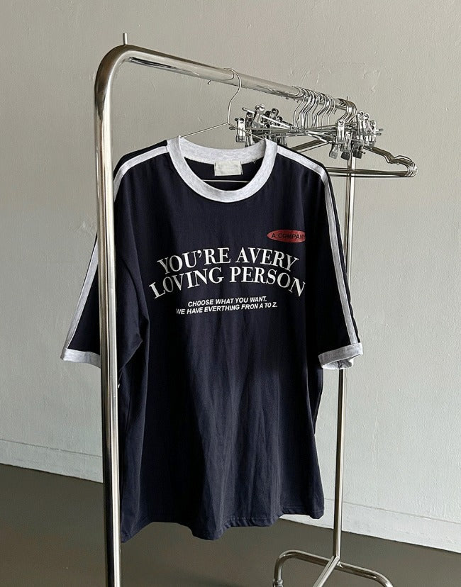 Loving Track Short Sleeve Tee