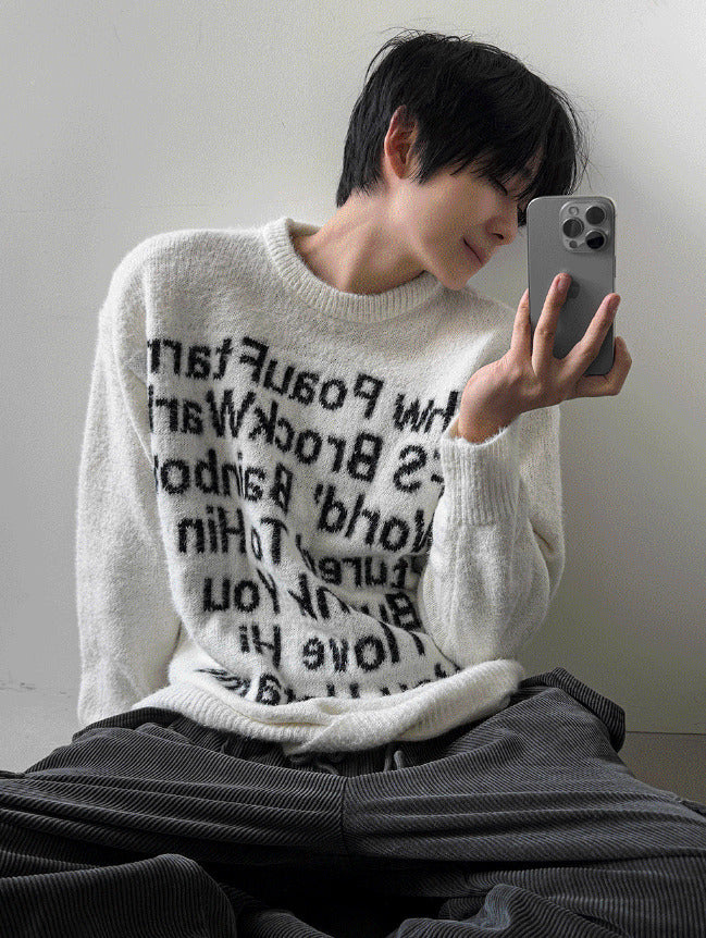 winter angora henry neck knitwear