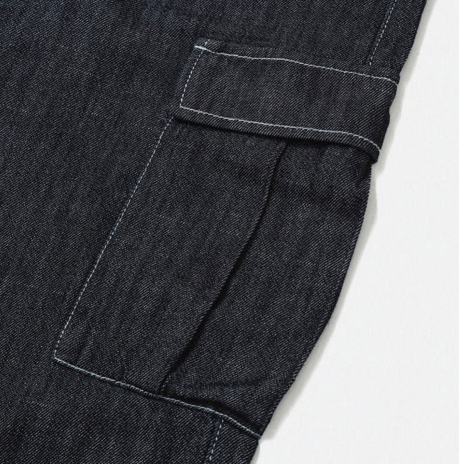 City Pub Cargo Banding Denim Pants
