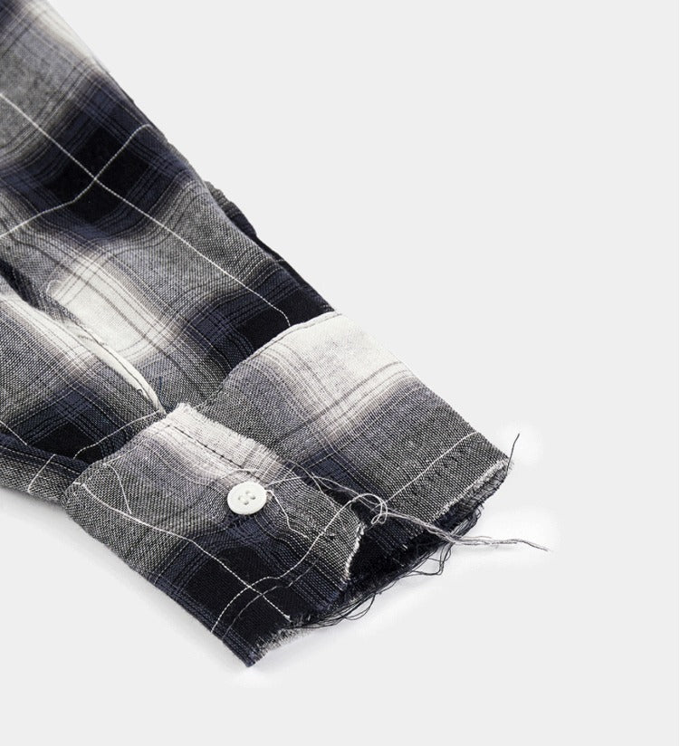 Cutting Detail Oversized Fit Shirt