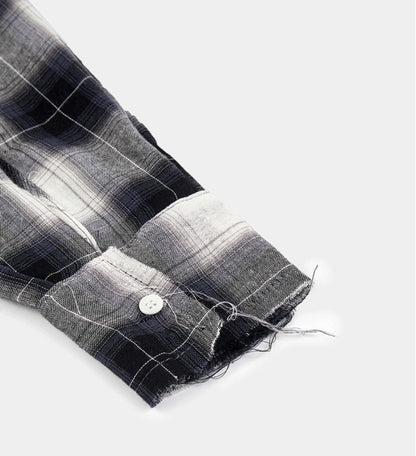 Cutting Detail Oversized Fit Shirt