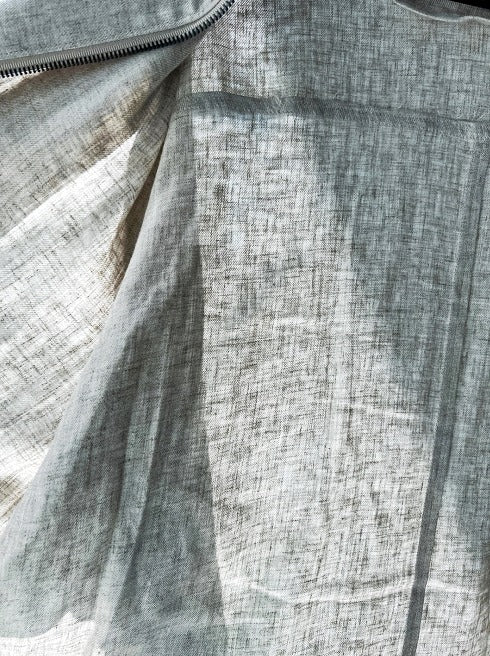 Linen Bomber Summer Jacket