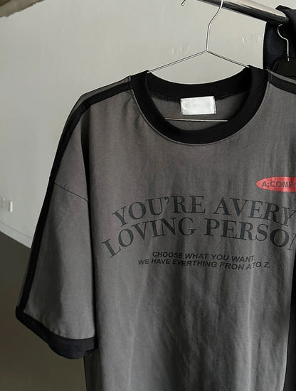 Loving Track Short Sleeve Tee