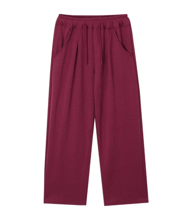 One-Tuck Wide Pants