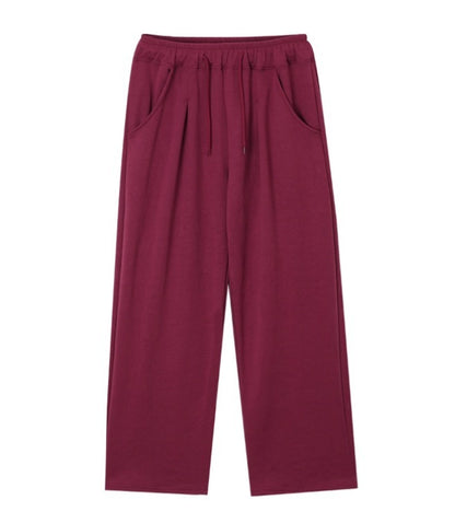One-Tuck Wide Pants