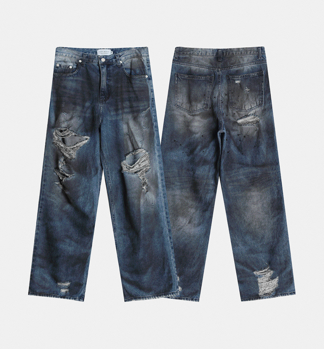 Summer Distressed Denim Pants