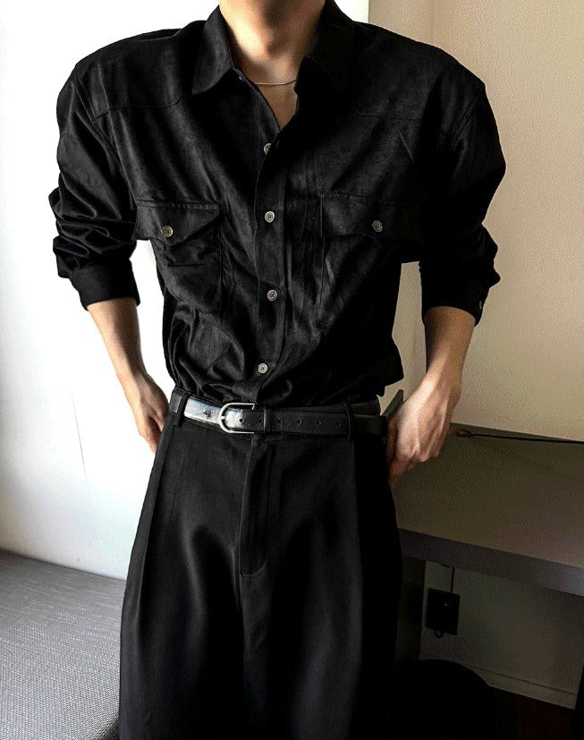 Looney Suede Western Shirt