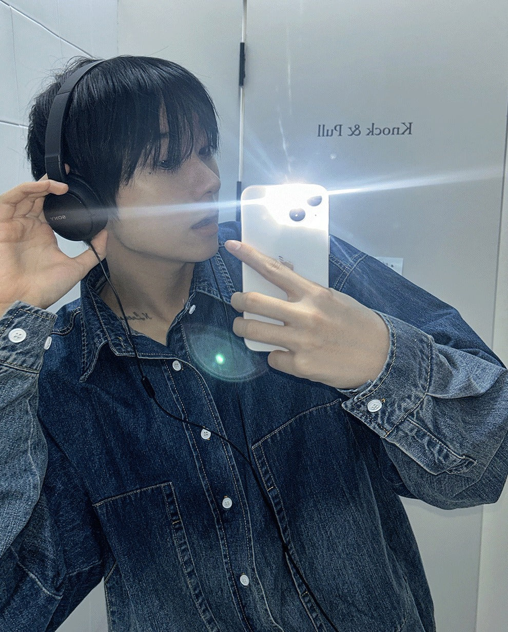 Deep Gradation Denim Shirt